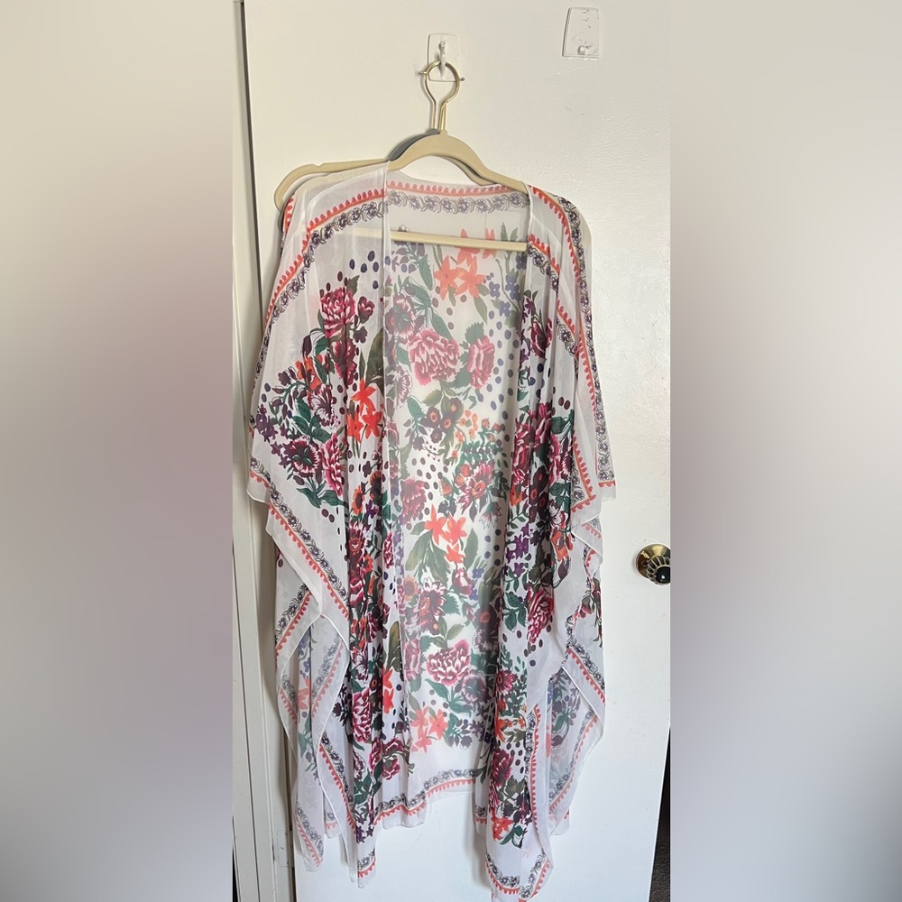Floral Sheer Kimono